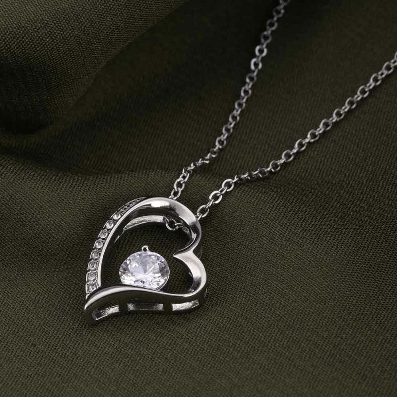 Bejeweled Love Necklace Necklaces