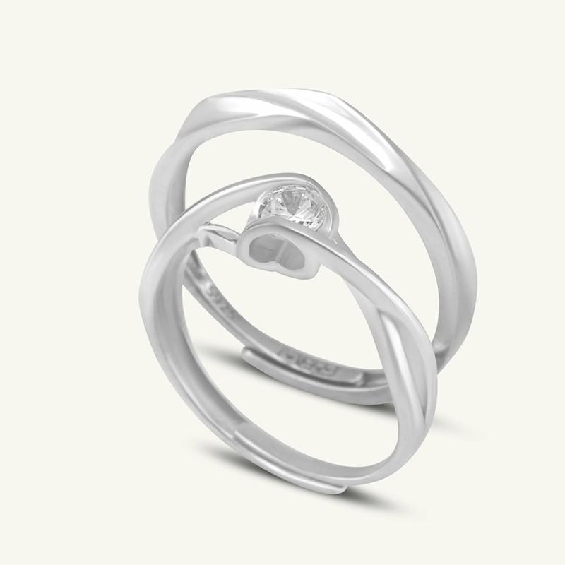 Beyond Infinity Couple Rings- 925 Silver Couple Rings