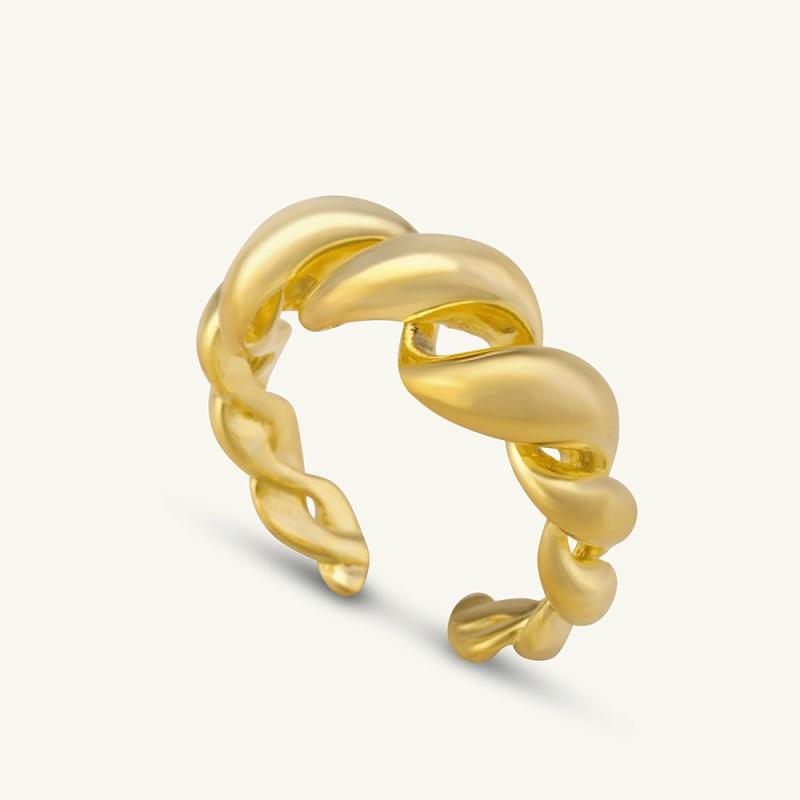 Croissant Love Ring Rings