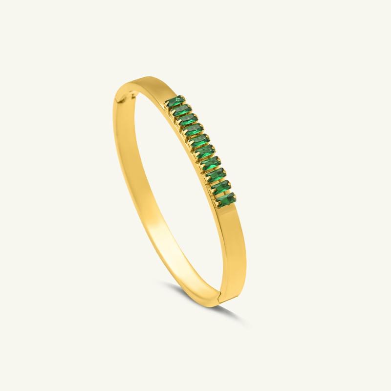 Emerald Envy Bangle Bracelet Bracelets