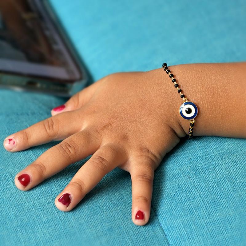 Evil Eye Baby Bracelet | 925 Silver |18K Gold Vermeil Baby Bracelets