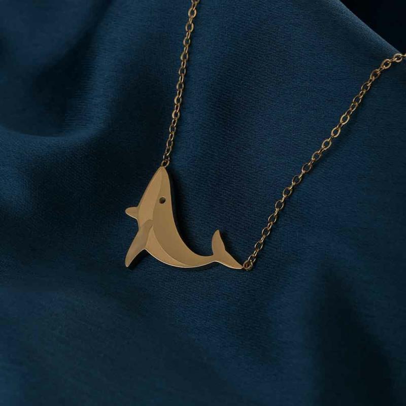 Gilded Shark Necklace Necklaces