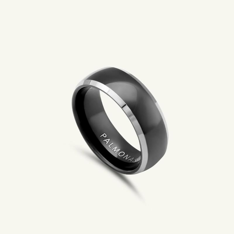 Glimmer Band Men’S Ring Big- Tungsten Men'S Rings