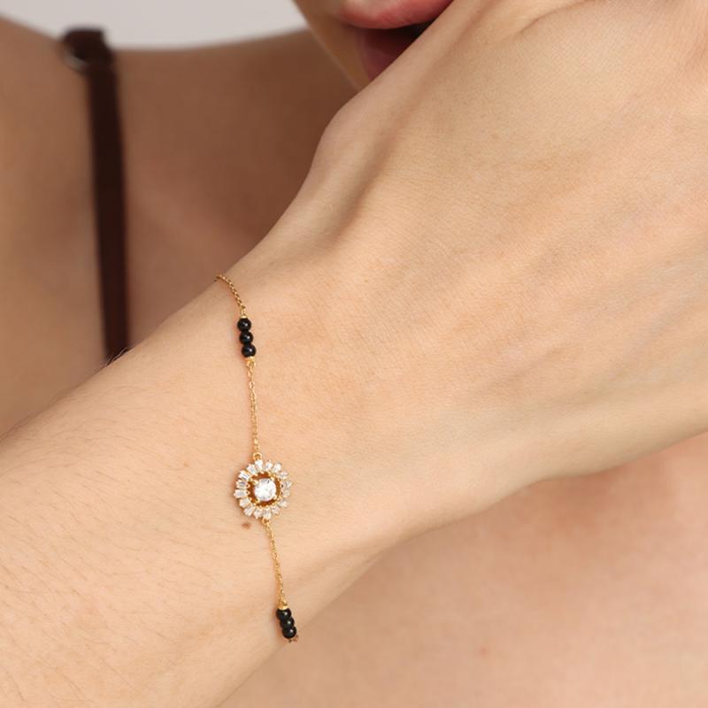 Hamsini Mangalsutra Bracelet | 18K Gold Vermeil Bracelets