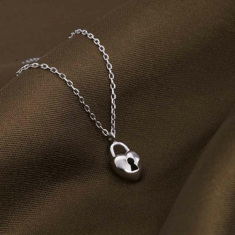 Love Lock Necklace- 925 Silver Necklaces