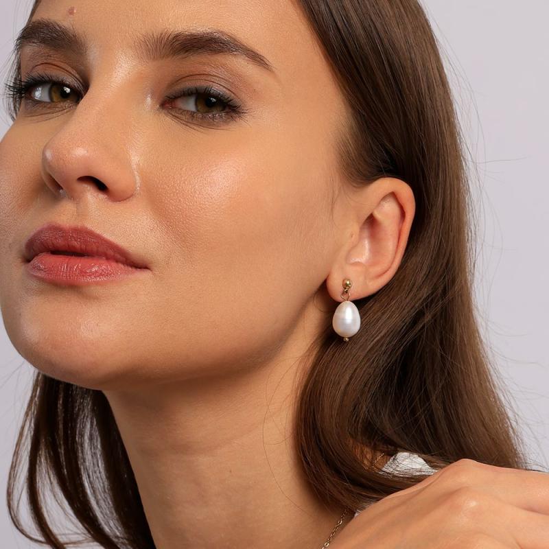 Pearl Drop Earrings Danglers