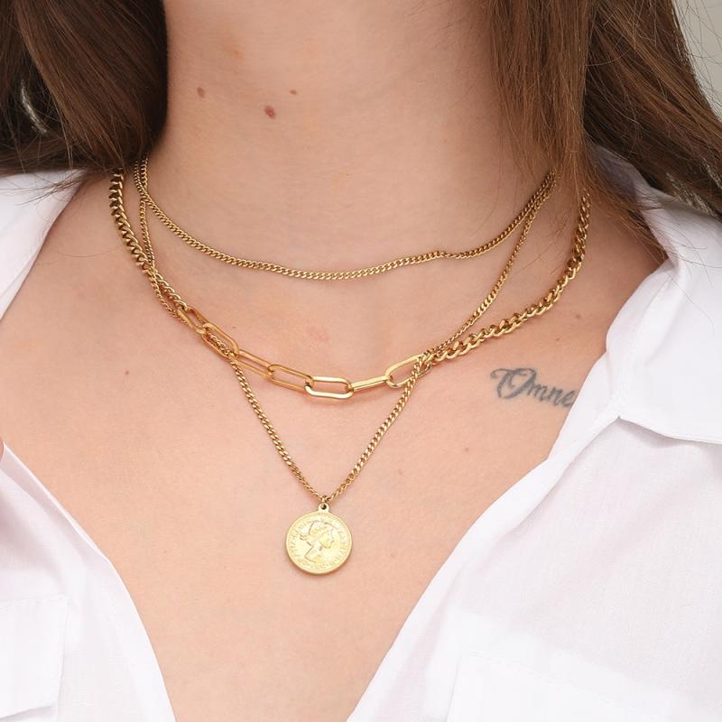 Penny Elizabeth Three Layer Necklace Necklaces