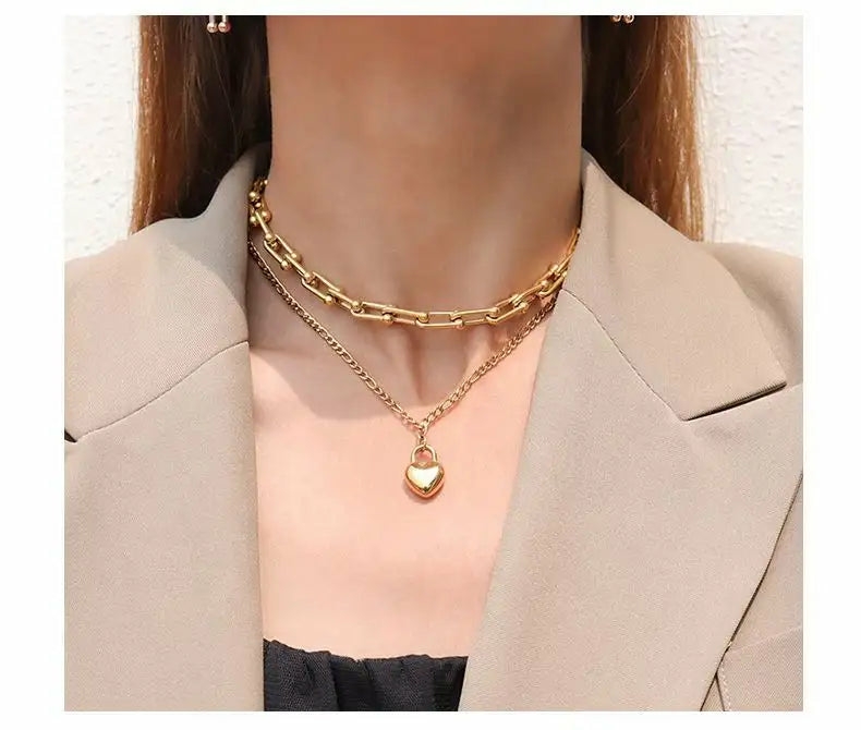 U Link Chain Necklace Necklaces